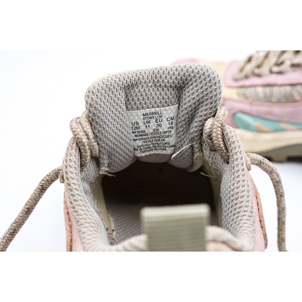 Merrell Kids Stowe Low Hiking Sneakers Pink Teal MF25A05 Size 12M